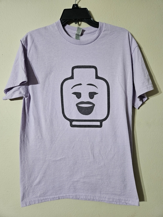 Other - Lavender Lego Head Tshirt Medium